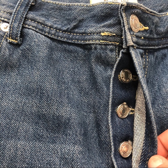 Free People high rise frayed flare denim jeans 28 - Picture 4 of 13